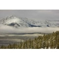thumbnail image 2 of Grall, Don 24x17 Gold Ornate Wood Framed with Double Matting Museum Art Print Titled - Canada, Banff NP A low cloud bank in the valley, 2 of 4
