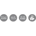 thumbnail image 2 of Darling Souvenir 190 Pcs Retirement Party Favor Stickers chocolate Candy Labels-Gray, 2 of 2
