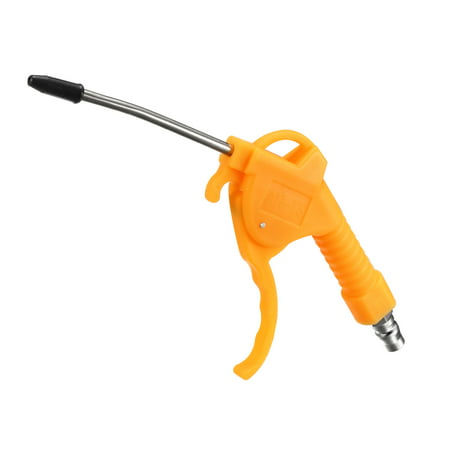 Air Blow Gun , with 4-Inch Angled Nozzle and 1/4-Inch Removable Rubber