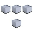 thumbnail image 3 of 4 elevadores de cama para muebles, fáciles de instalar y versátiles, a prueba de golpes. Gris 78x78x75cm, 3 of 9