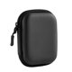 thumbnail image 1 of Camera case, storage box, organizer, waterproof Oxford fabric, for cameras, accessories, and travel, leather black, 12*9*4cm, 1 of 5
