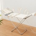 thumbnail image 1 of Foldable Laundry Rack, Portable Clothes Dryer Waterproof Power Switc Aluminium Alloy+ABS  For Balcony For Dormitory For Home EU Plug, 1 of 8