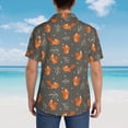 thumbnail image 5 of Haiem cute fall fox leaf Printed Hawaiian Shirt for Men - Men’s Casual Beach Summer Shirts - Stretch Fabric with Modern Fit-3X-Large, 5 of 7
