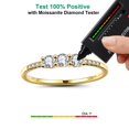 thumbnail image 2 of Alianza de boda LAVALE Moissanite chapada en oro amarillo de 18 quilates 8, 2 of 7