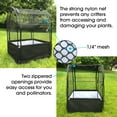 thumbnail image 4 of SIMPO 3-in-1 Garden System: Raised Fabric Bed + Greenhouse + Protective Net 44”W x 44”L x 61”H, 4 of 9