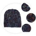 thumbnail image 6 of Raindrops Knitting Hat in Navy Blue for Lady with Warm Function and Simple Design 20x8.3in Size 1Pcs, 6 of 8
