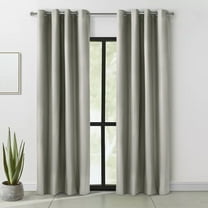 Thermaplus Alpine Blackout Premium Stylish and Functional Grommet Curtain Panel 52" x 95" Light Grey