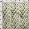 thumbnail image 2 of oneOone Cotton Poplin Fabric Leaves & Floral Block Decor Fabric Printed BTY 42 Inch Wide, 2 of 4