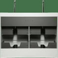 thumbnail image 4 of Resenkos Wall Cabinet, Wall Mount Cabinet,72" Wall-Mounted Bathroom Storage Vanity Cabinet with Sink,2 Resin Top Basin and 4 Soft Close Drawers, Glossy White, 4 of 15