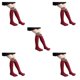 thumbnail image 3 of Guardurnaity Calcetines de tubo medio Transpirable Algodón puro Buena retención de calor Antideslizante Medias lindas para niños Tipo 37 tipo 37 5piezas, 3 of 6