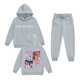 thumbnail image 1 of Pop cazadora para niña Demo-n Hunters Boys Girls Fashion Hooded Sweatshirt Set Streetwear Soft Comfortable Long Sleeve Hoodie for Daily Wear Spring Fall Winter （Gray）, 1 of 2