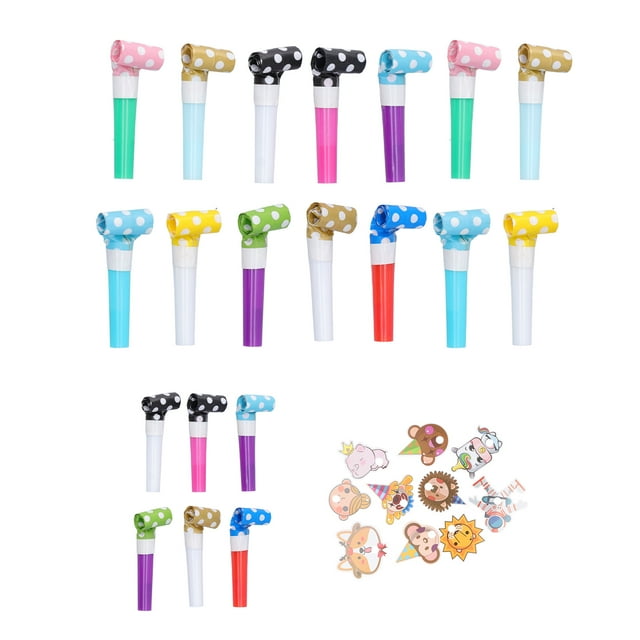 Oubit Party Blowers,20 Set Party Blowers Colorful Birthday Noisemakers Party Noise Makers Dependable Performance