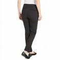 Hilary Radley Ladies' Tummy Control PullOn Pant w/ Pockets, Black/Off