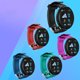 thumbnail image 4 of Injueey Reloj inteligente inalámbrico de plástico Pantalla redonda portátil Reloj de compatible con Bluetooth de presión arterial alimentado Relojes inteligentes Azul, 4 of 6