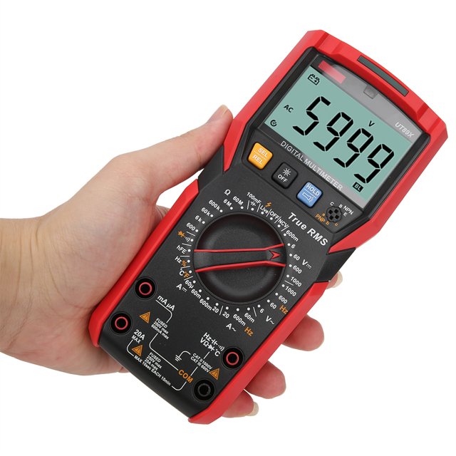 Testeur de Multimètre, Multimètre de Kit de Test Électrique, Testeur de Capacité pour la Tension Actuelle