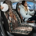 thumbnail image 3 of Uorisanigo ar Seat Covers, Ethnic Wolf Aztec Auto Front Seats Protection for Cars, 2 Pcs, Easy to Install Car Seats Cover Set and Accessories for Auto Trucks Van SUV, 3 of 7
