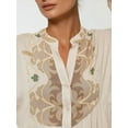 thumbnail image 5 of Printed Long Sleeve Viscose Maxi Dress, 5 of 6