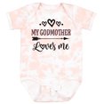 thumbnail image 3 of Inktastic My Godmother Loves Me Girls Girls Baby Bodysuit, 3 of 5