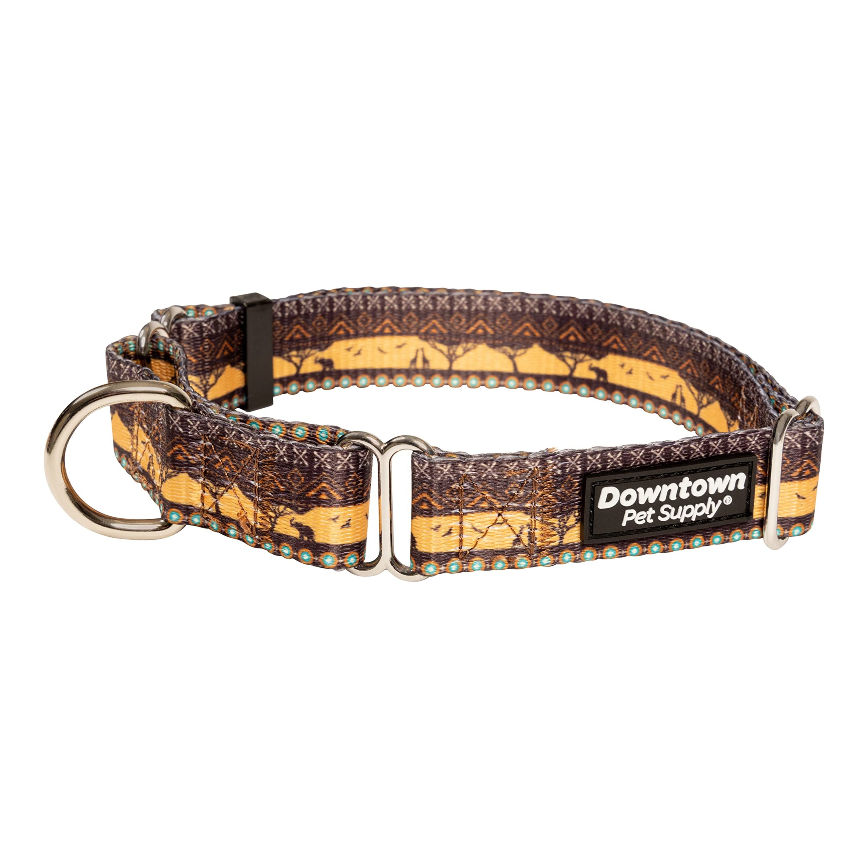 Downtown Pet Supply Dog Collars for Medium Dogs Wide Dog Collar Sahara