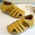 thumbnail image 7 of Staki Girls Dress Shoes Toddler Girls Sandals Little Girls Kids Summer Shoes Toddler Sandals(Yellow,8 Toddler), 7 of 7