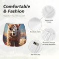 thumbnail image 4 of Balery Fluffy Alpaca Mountain Meadow Pantalones cortos deportivos para mujer con forro y dos bolsillos, elásticos, para entrenamiento, gimnasio, yoga-XX-Large, 4 of 7