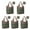 Red and Green, variant on 5 Pack Foldable Shopping Bag,Red and White Christmas Pattern Reusable Grocery Bags with Pockets,Large Reusable Tote Bags with Handles Waterproof & Lightweight