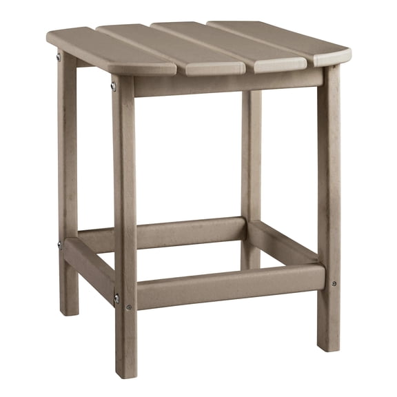 Bowery Hill Patio End Table in Grayish Brown
