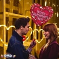 thumbnail image 4 of PMU Valentine's Day Heart Shaped Happy Valentine's Day Patterned Hearts 18 Inch Mylar-Foil Balloon Proposal, Special Events, Photo Props Party Decoration and Accessories (5/Pkg) Pkg/1, 4 of 9