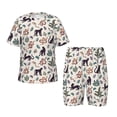 thumbnail image 1 of Fotbe Black Cat And Snake Pijama Estampada de 2 Piezas para Niños – Ropa de Dormir de Manga Corta Cómoda para Niños y Niñas, Camiseta y Shorts de Algodón-Large, 1 of 6