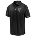 thumbnail image 2 of Men's Fanatics Branded Black Los Angeles Kings Authentic Pro Rinkside Polo, 2 of 3