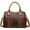 Brown, variant on Stylish Crocodile Print Crossbody Bag Handbag for Women – Leather Purse with Top Handle & Adjustable Strap