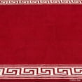thumbnail image 4 of AllStar Rugs Greek Key Area Rug, Red/White, 5.2" x 7.1", 4 of 6