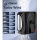 thumbnail image 3 of Ventilador de cintura portátil Tedajo AI, batería de 6 velocidades, 16000 RPM, 40 H, 3 of 8