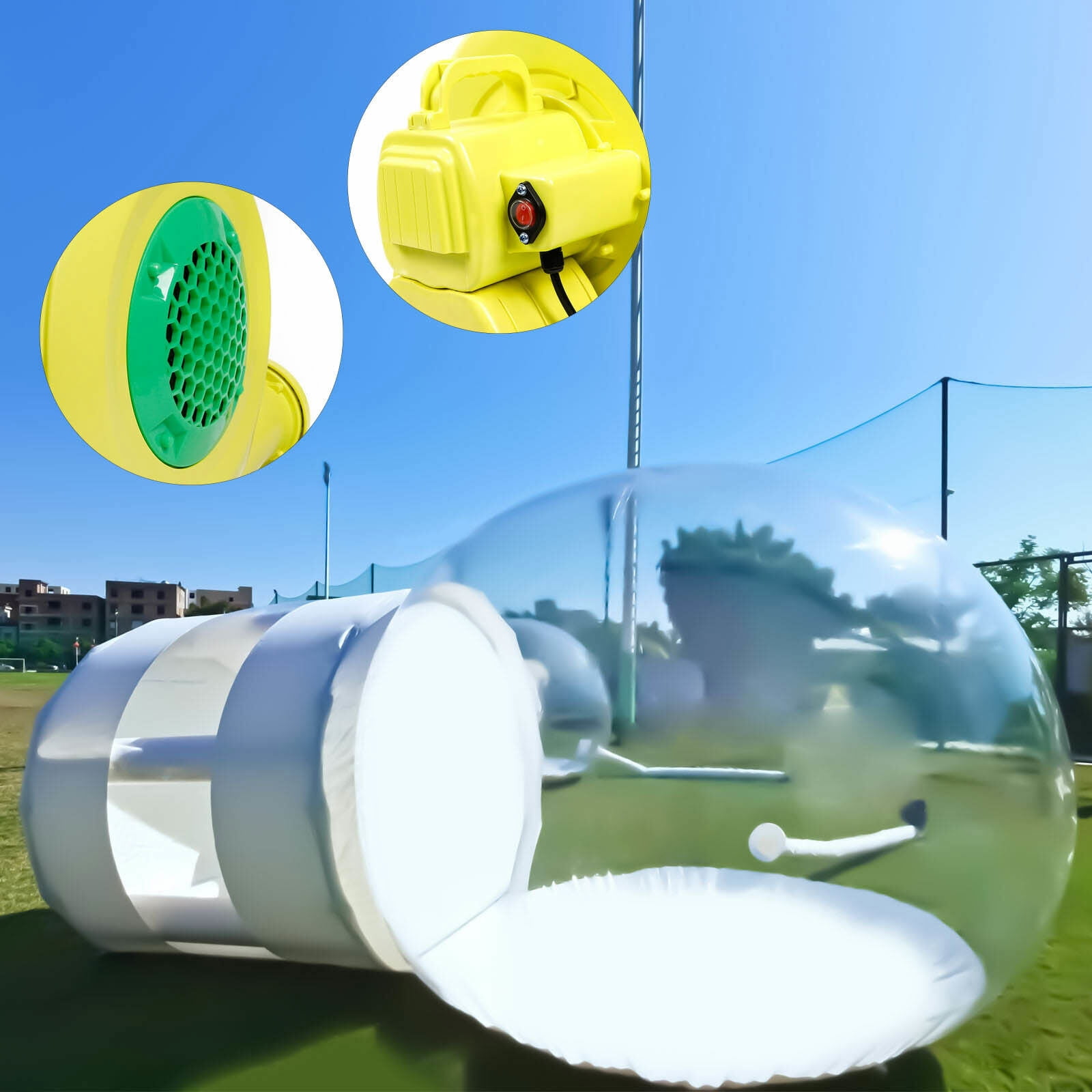 DENEST Eco Inflatable Bubble House Outdoor PVC Bubble Tent for