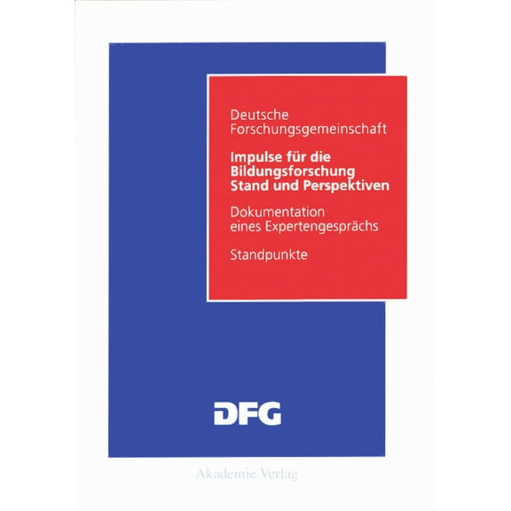 Impulse für die Bildungsforschung, (Paperback)