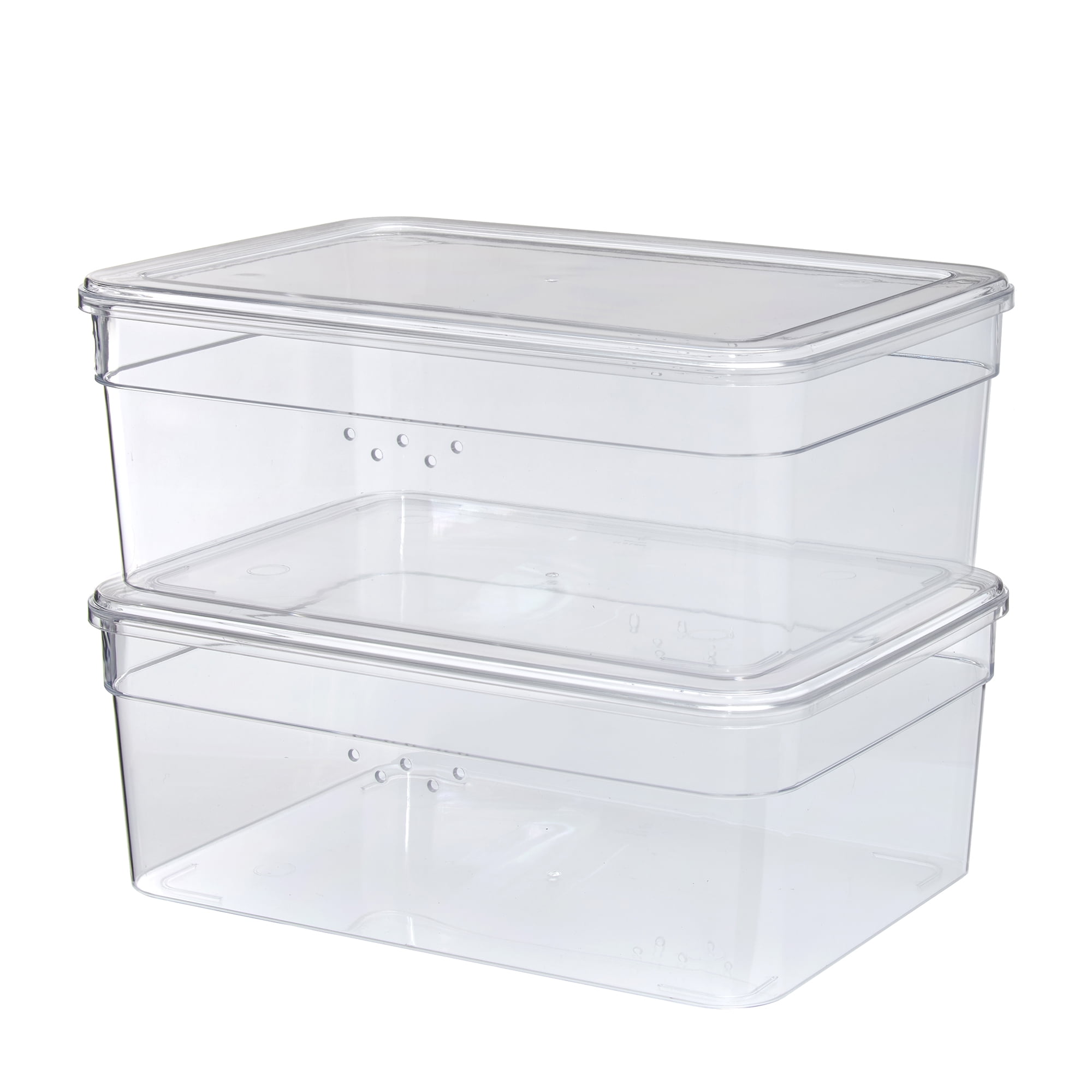 Mainstays 5 qt Women's Shoe Storage Box Clear 20 Pack