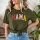 thumbnail image 5 of Camiseta Penkiiy Mama Mujer Carta de Mama Impreso Camiseta Día de la Madre Manga Corta Tops L Verde, 5 of 5