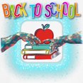 thumbnail image 3 of CafePress - Back To School T Shirt Design – Trendy & Fun Style Kids Baseball T Shirt - Kids Cotton Baseball Jersey, 3/4 Sleeve Shirt, 3 of 4
