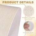 thumbnail image 3 of Cinta de reparación de grano de madera autoadhesiva Uxcell con raspador para muebles Álamo Blanco 4"x33', 3 of 7