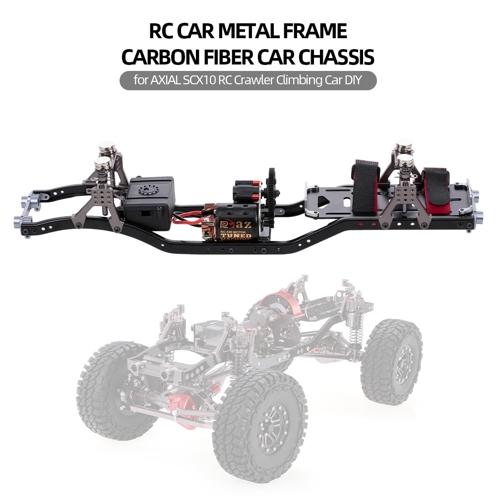 AUSTAR 313mm Wheelbase Chassis Frame w/ Tries for 1/10 RC Crawler Car DIY W0O9
