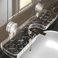 thumbnail image 6 of WUXIAB Removable Faucet Storage Rack,No-Drill Suction Bathroom Organizer,Faucet-Mounted Kitchen Countertop Space-Saver,Drain-Hole Dry-Keeping Faucet Rack,Renter-Friendly Tool-Free Faucet Organizer, 6 of 9