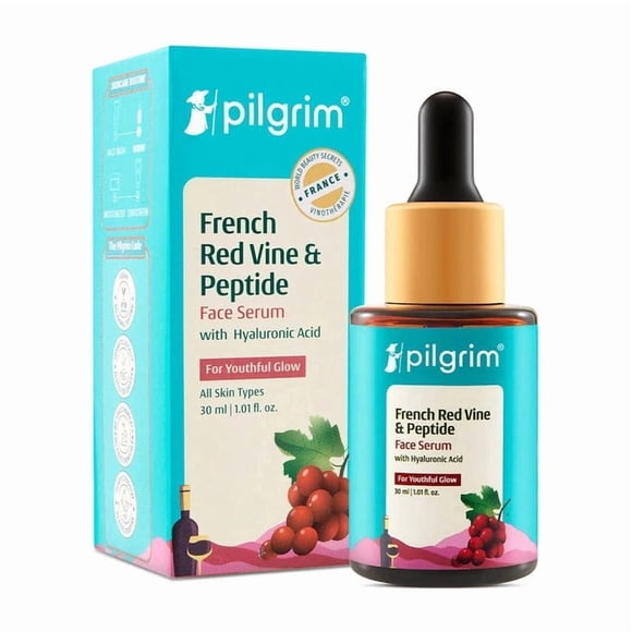 Pilgrim Red Vine Face Serum for Anti-Ageing!, 30ml