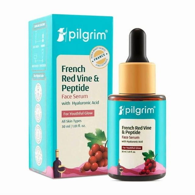 Pilgrim Sérum Visage à la Vigne Rouge pour Anti-âge!, 30 ml