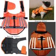 thumbnail image 4 of Chaleco salvavidas para perros Chaleco salvavidas reflectante para perros de tamaño ajustable para nadar, surfear, cazar, navegar (m) Sincero Electrónica, 4 of 5