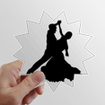 thumbnail image 1 of Autocollant Vinyle Sport Performance Danse Soleil pour Bagages Graffiti Fleur, 1 of 3