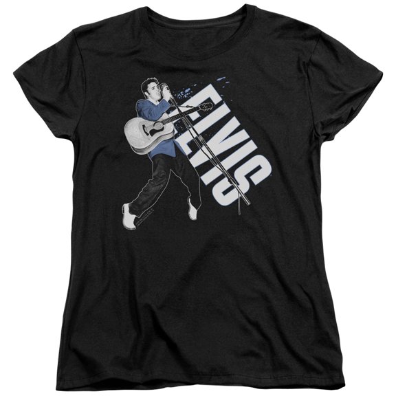 Elvis Presley On His Toes Women's T-Shirt Black