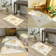 thumbnail image 1 of Fiudx Tapete con Borlas Tejido a Mano, Fibra de Poliéster Suave, Diseño Antideslizante, Elegante Decoración Bohemia, Ideal para Baño, Cocina y Dormitorio, Versátil y Multiusos, 130 X 60 Cm., 1 of 7