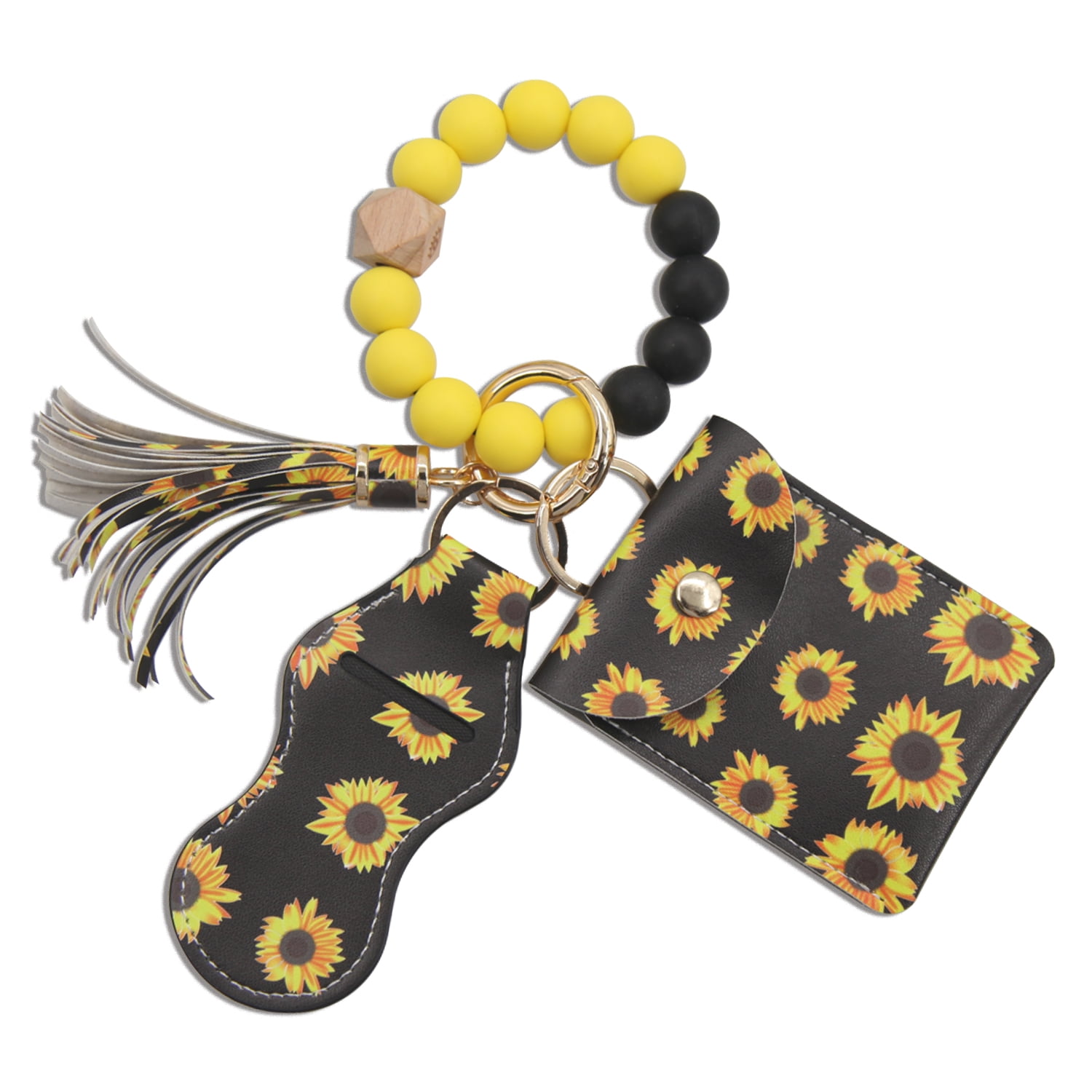 Howarmer Howarmer Key Ring Wristlet Bracelet wallet for Women