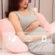 thumbnail image 3 of Almohada de maternidad multifuncional en forma de U de algodón rosa con soporte de cintura ajustable para dormir de lado. JM MX-0137169FYD, 3 of 4