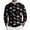 Black, variant on Valentine's Day Mens Crewneck Sweater Stretch Long Sleeve Heart Pattern Sweater Valentines Pullover Sweaters